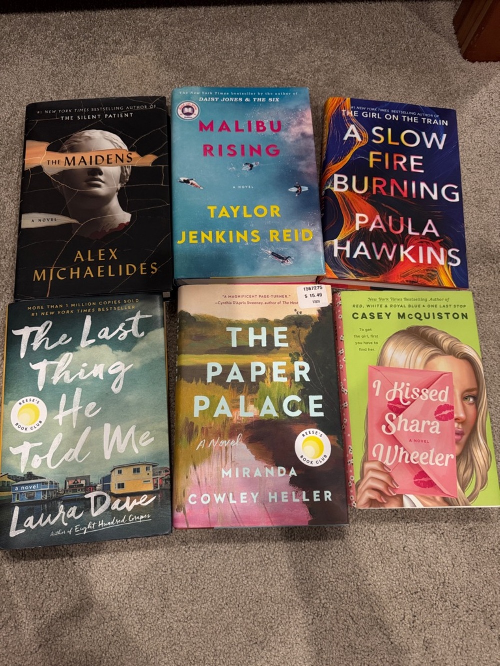Set of 6 Hard Back Novels